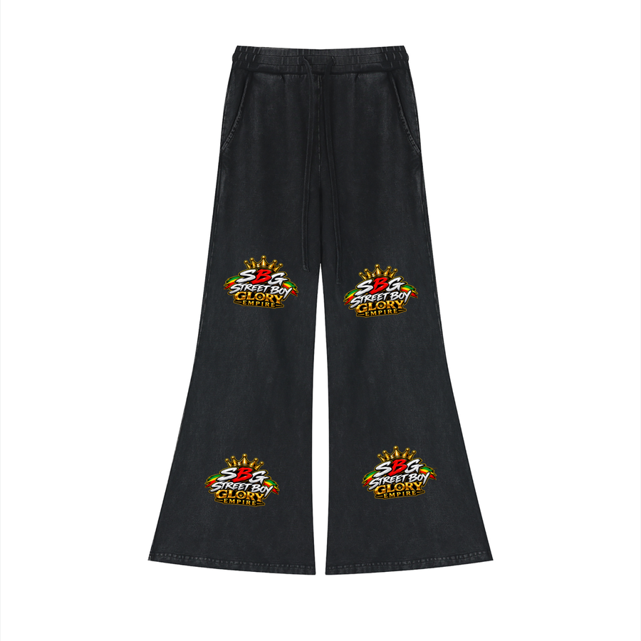 SBG Women’s Vintage Wash Flared Sweatpants