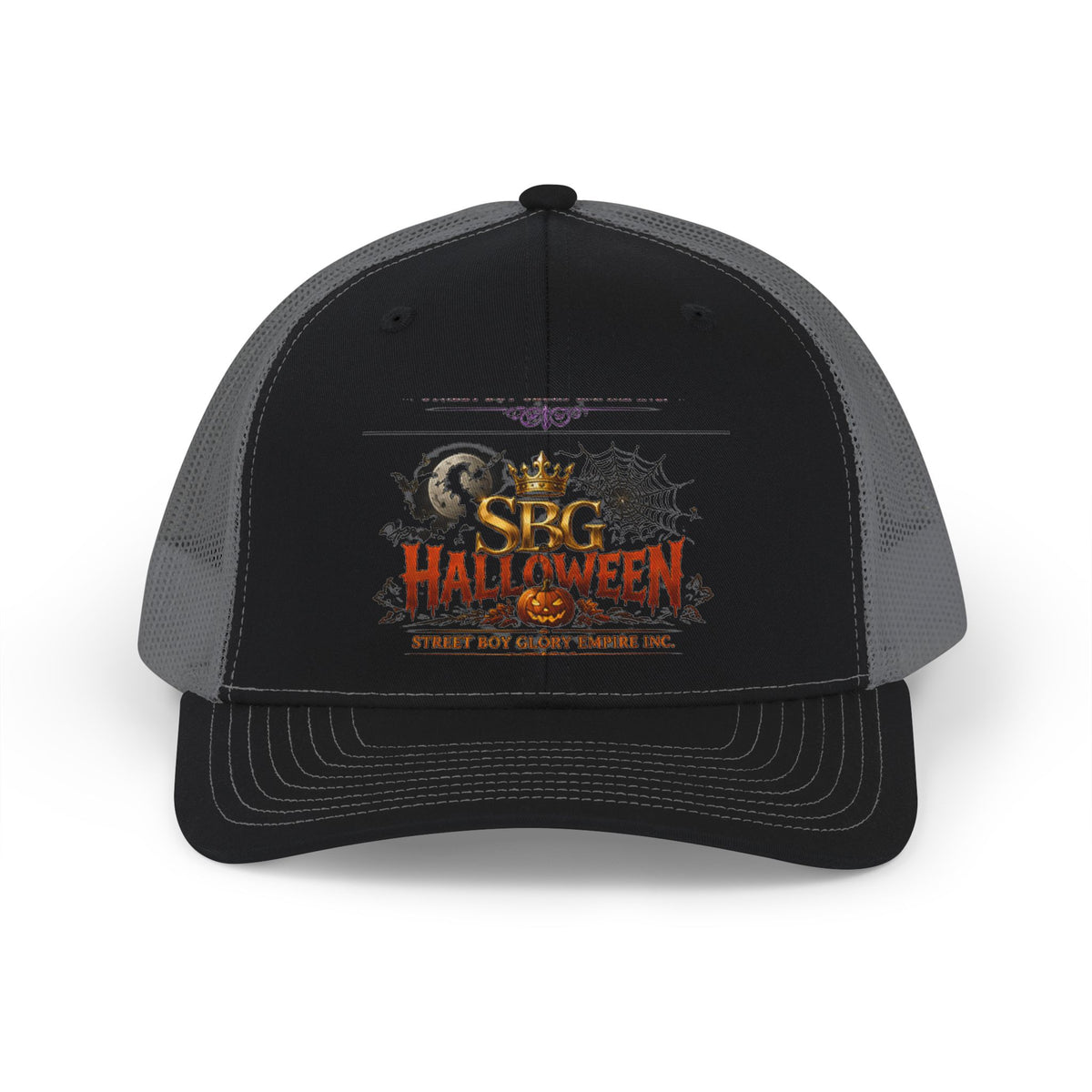 SBC Halloween Snapback Trucker Cap – Spooky Creature Graphic Hat
