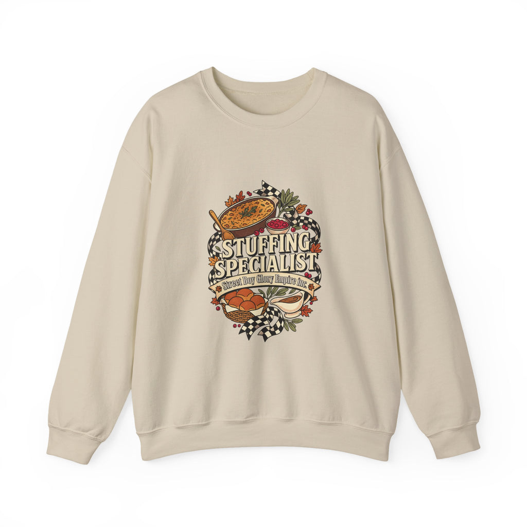 Stuffing Specialist Sweatshirt, Funny Thanksgiving