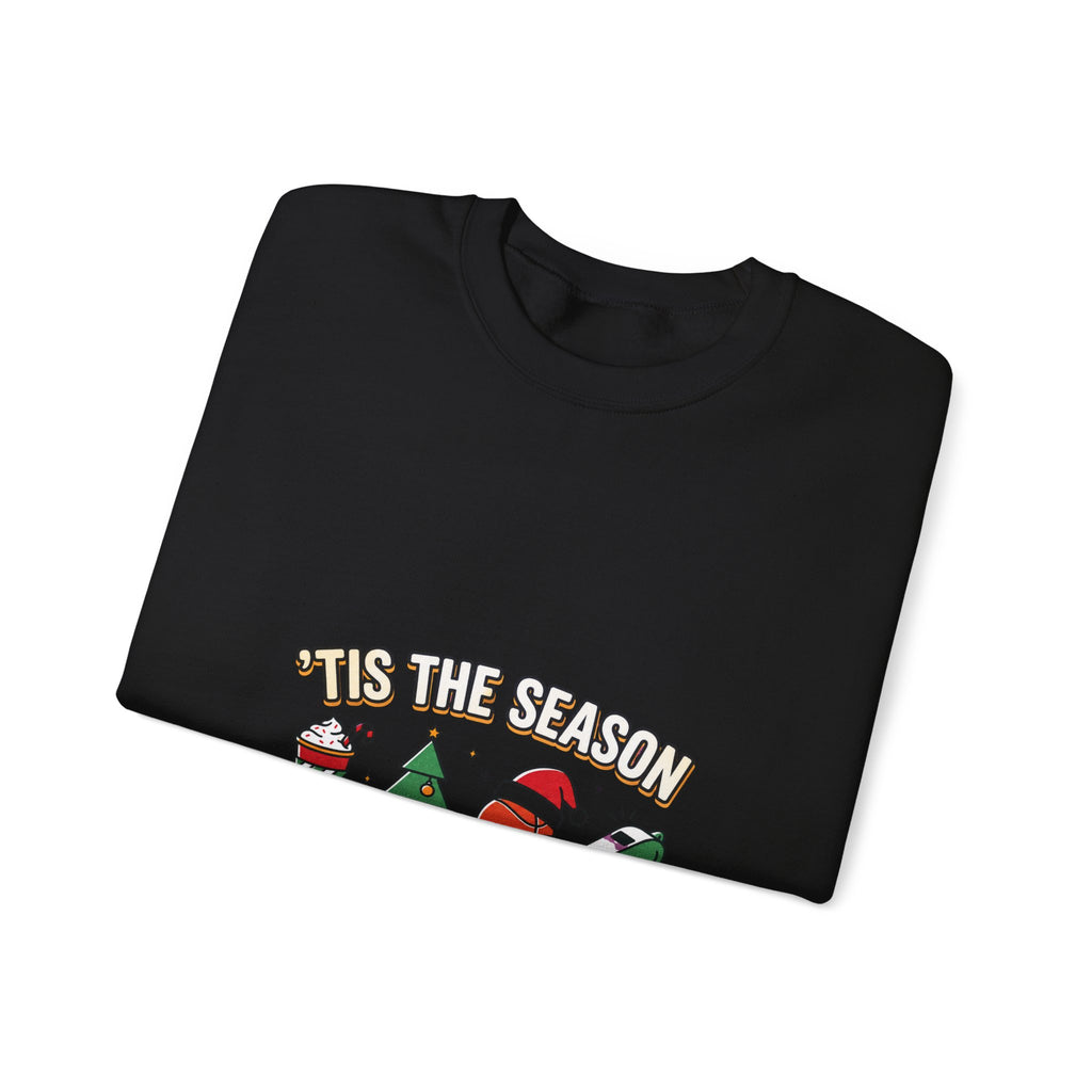 Basketball Season Holiday Graphic Sweatshirt
