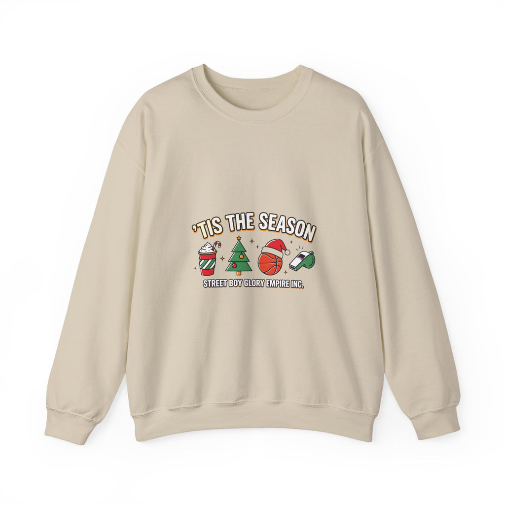 Basketball Season Holiday Graphic Sweatshirt