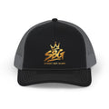 Stay Golden Snapback Trucker Cap – Crown Graphic “Strive for Glory” Hat
