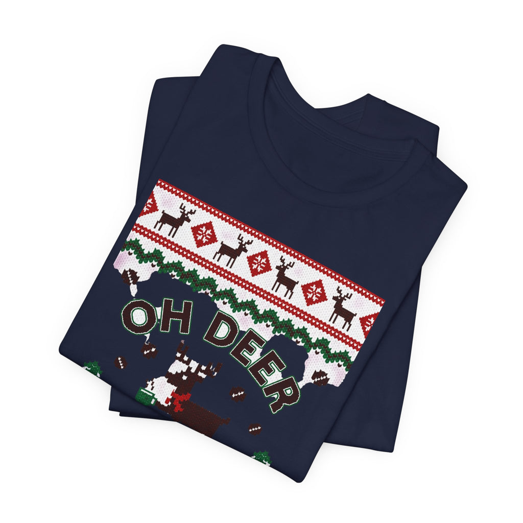 Oh Deer I Need Coffee Tee | Ugly Christmas Sweater