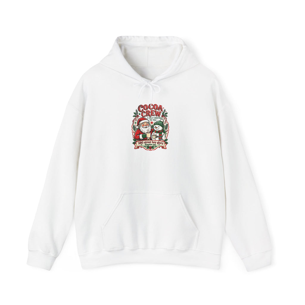 Christmas Crew Graphic Hoodie – Cozy Holiday Cocoa Design