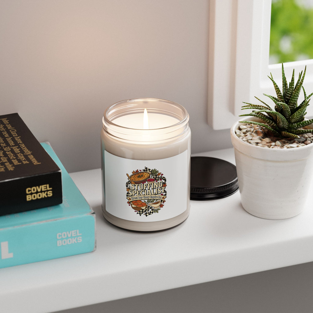 Stuffing Specialist Scented Soy Candle | Funny Thanksgiving