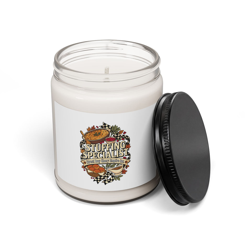 Stuffing Specialist Scented Soy Candle | Funny Thanksgiving