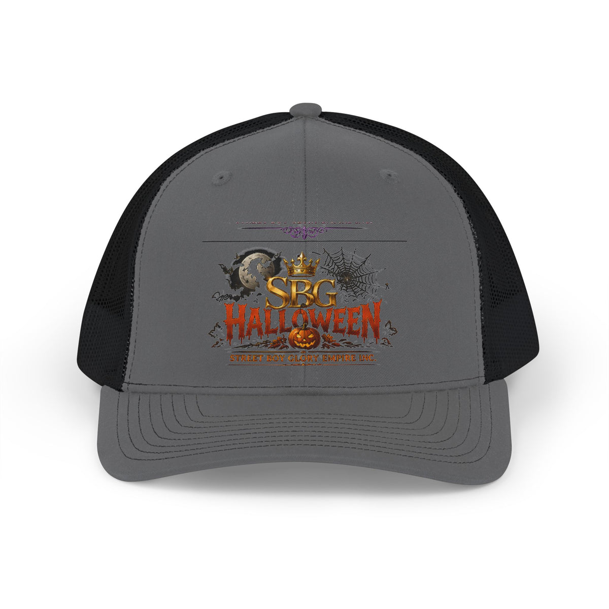 SBC Halloween Snapback Trucker Cap – Spooky Creature Graphic Hat