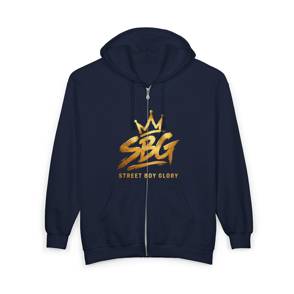 Street Boy Glory Gold Crown Full-Zip Hoodie