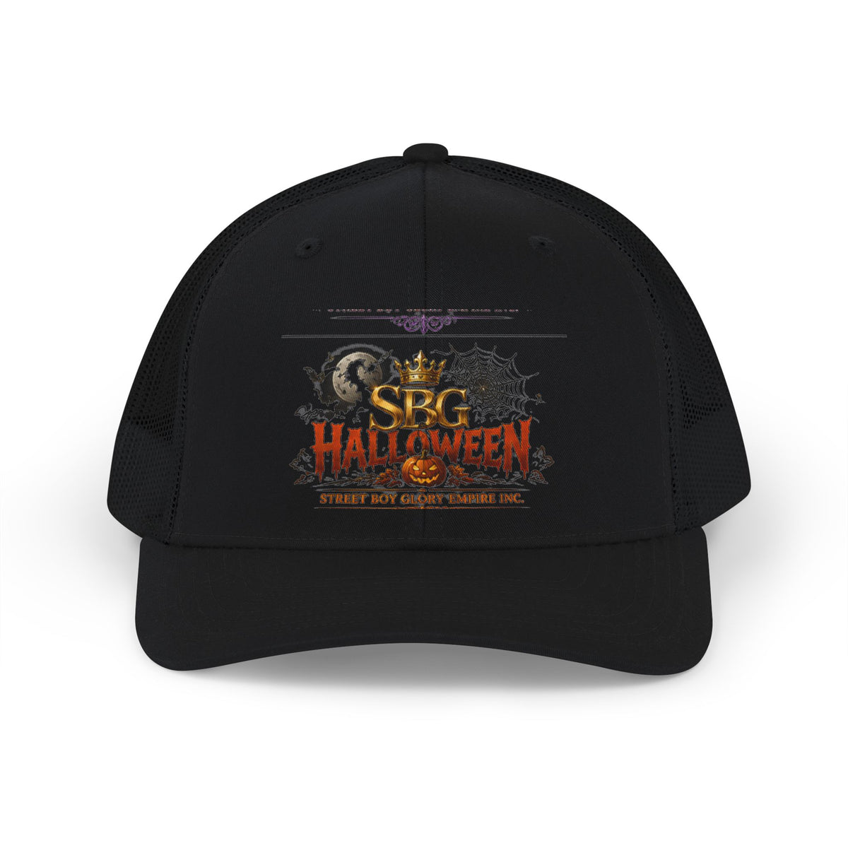 SBC Halloween Snapback Trucker Cap – Spooky Creature Graphic Hat