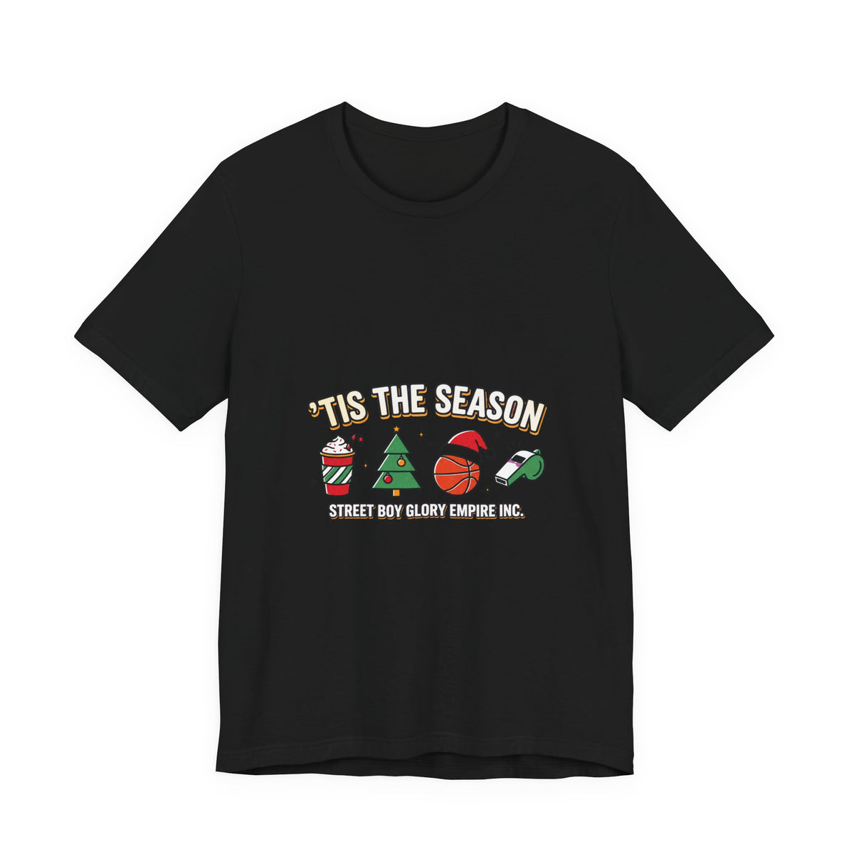 It's the Season Basketball Graphic Tee | Holiday Sports Shirt