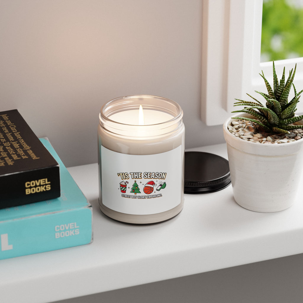 Basketball Season Soy Candle | Sports-Themed Scented Candle