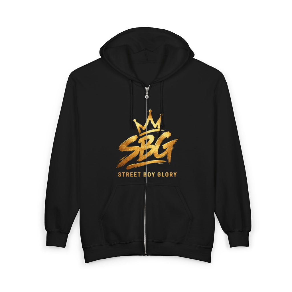 Street Boy Glory Gold Crown Full-Zip Hoodie