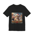 Realistic Santa Cat Portrait Tee | Nostalgic Christmas