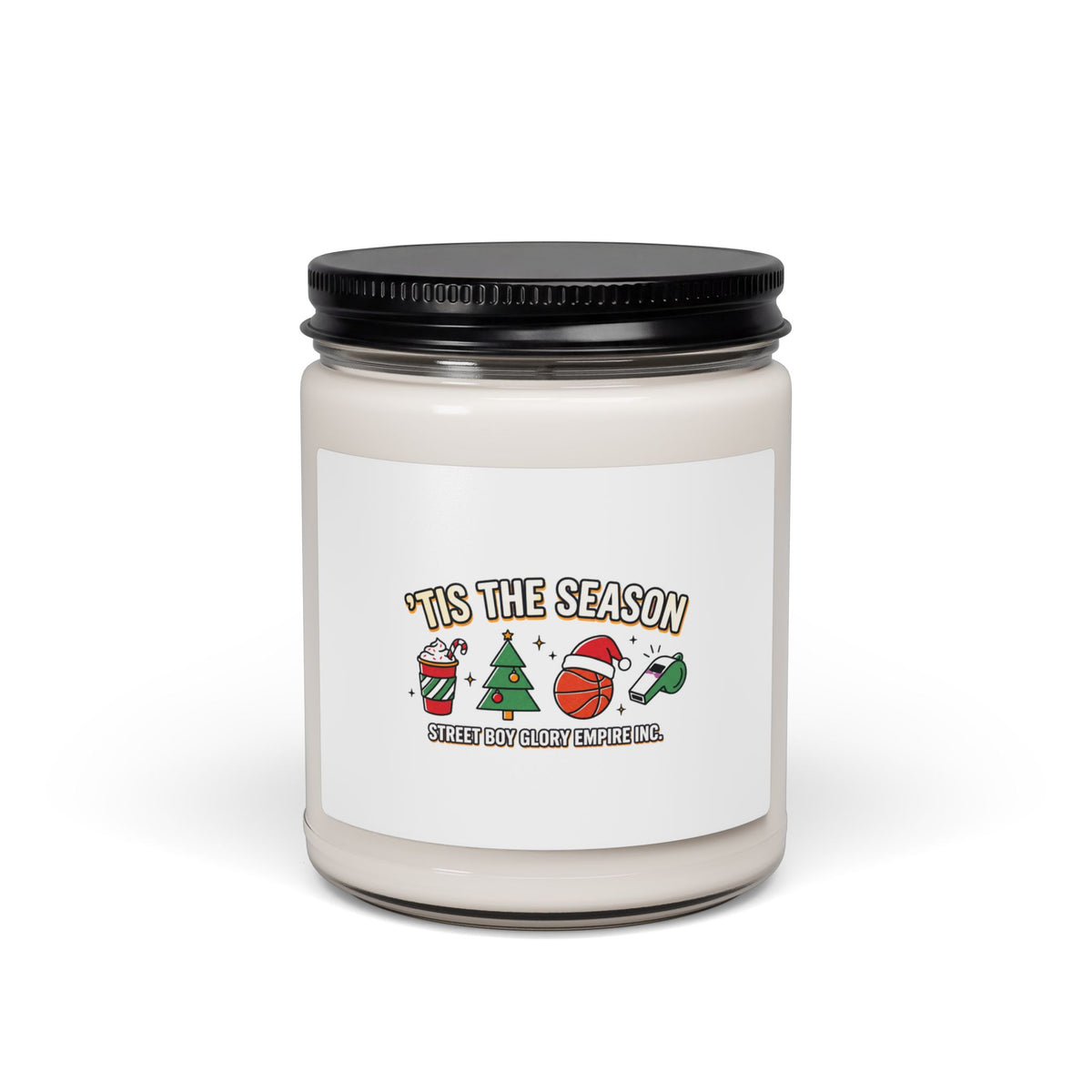 Basketball Season Soy Candle | Sports-Themed Scented Candle