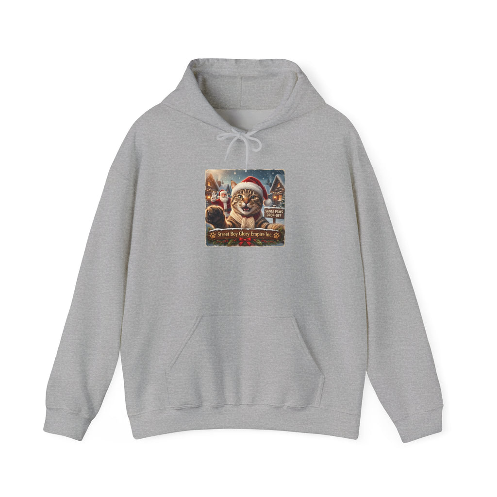 Realistic Santa Dog Portrait Hoodie | Nostalgic Christmas