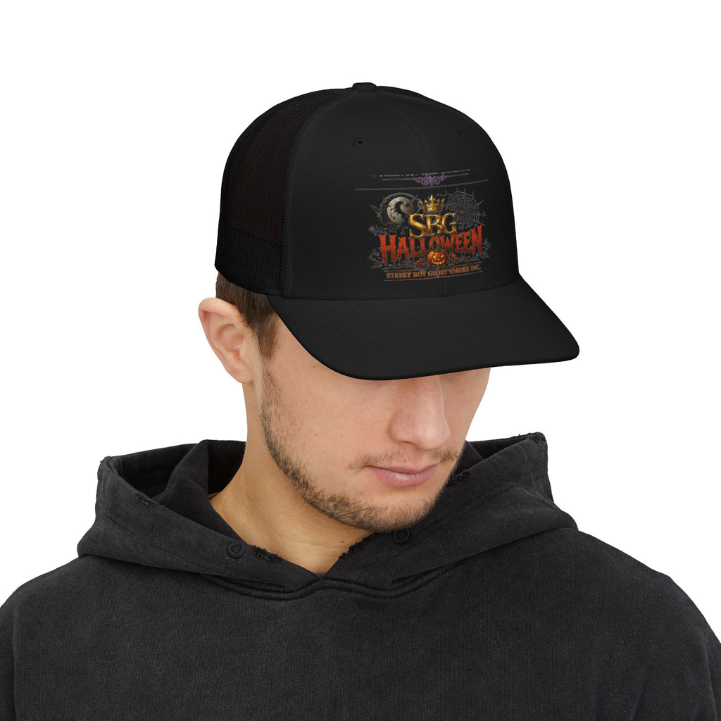 SBC Halloween Snapback Trucker Cap – Spooky Creature Graphic Hat
