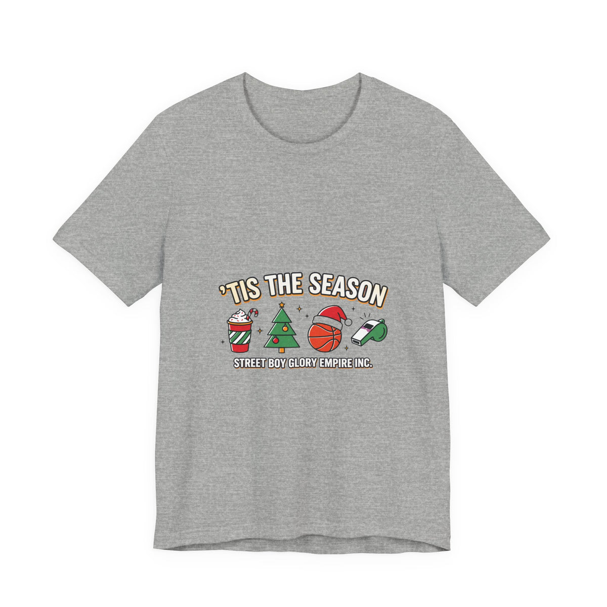 It's the Season Basketball Graphic Tee | Holiday Sports Shirt