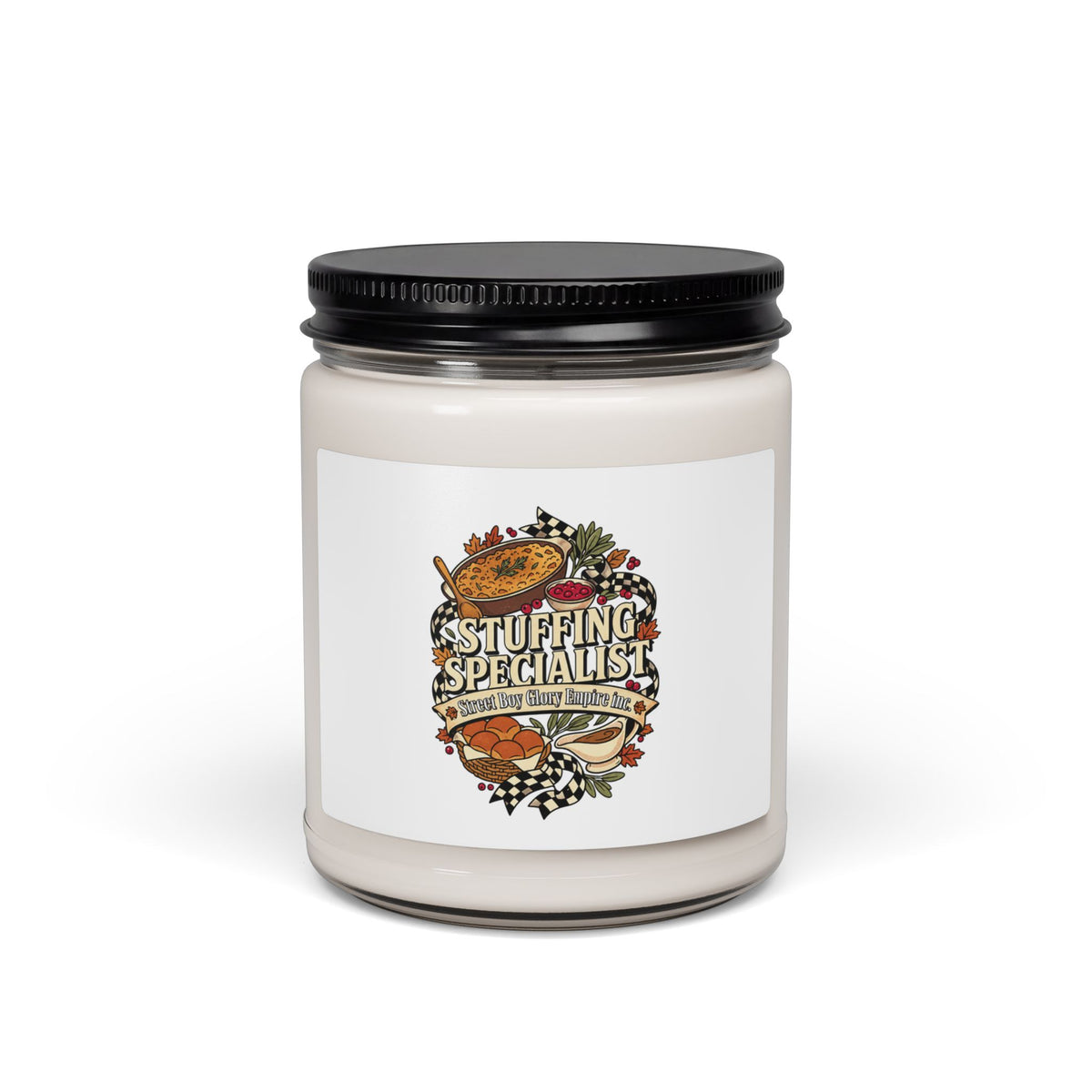 Stuffing Specialist Scented Soy Candle | Funny Thanksgiving