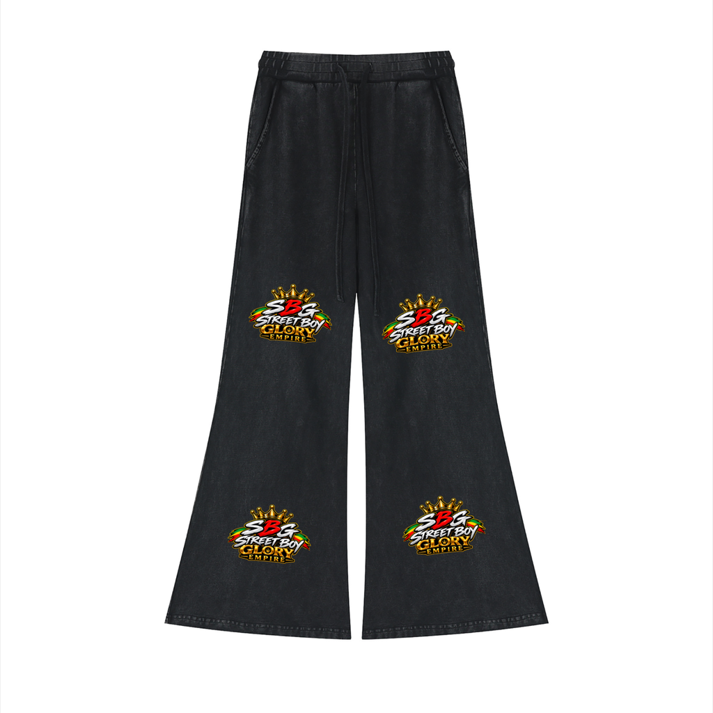 SBG Women’s Vintage Wash Flared Sweatpants