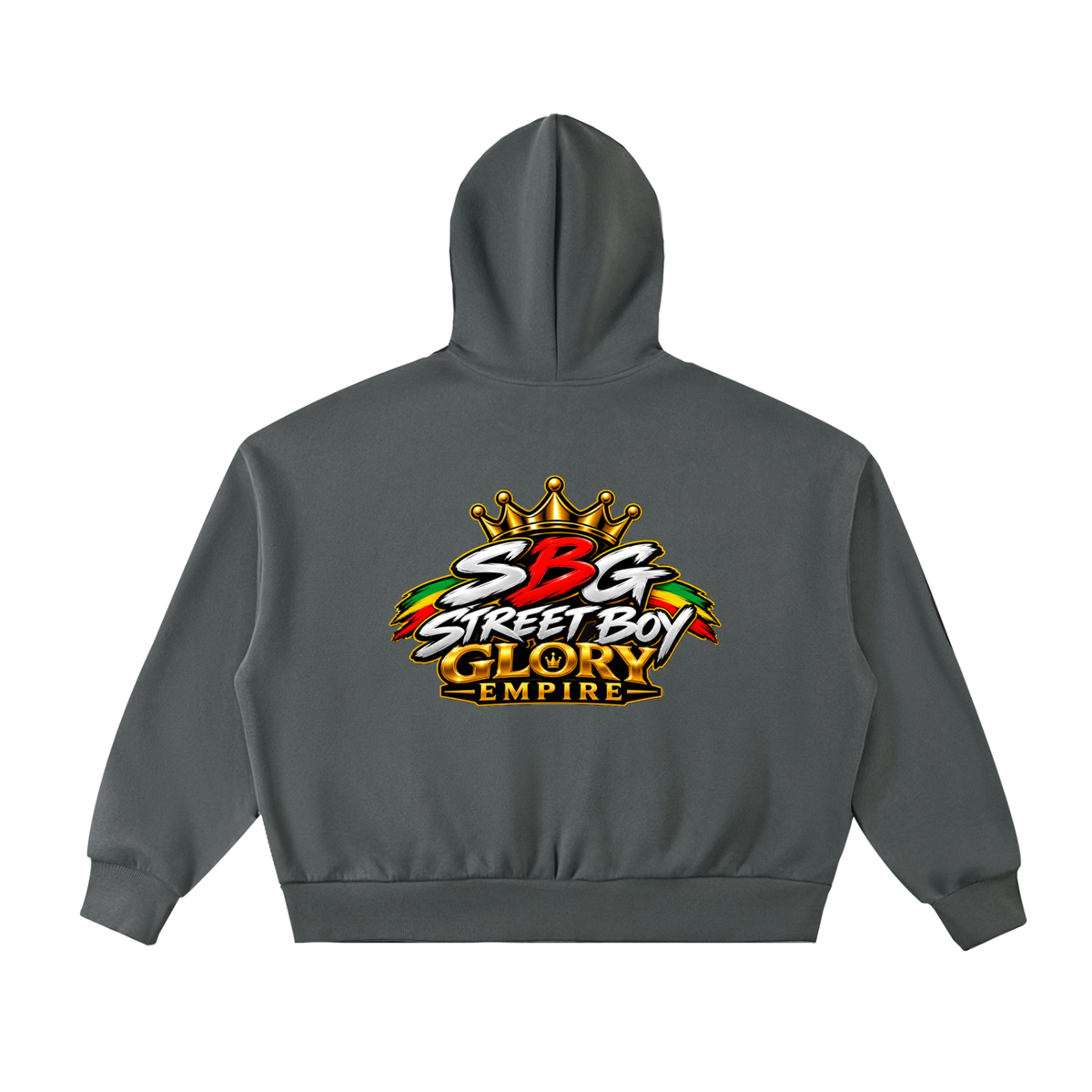 SBG Fleeced Full-Zip Boxy Hoodie