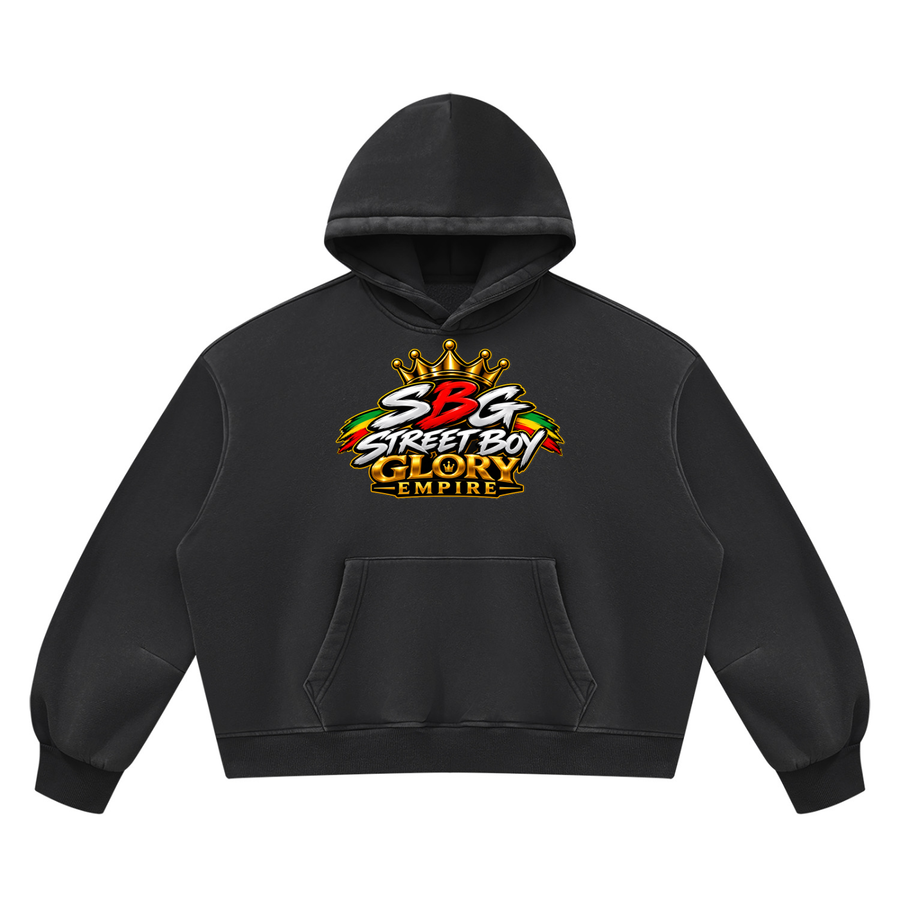 SBG Vintage Wash Boxy Fleece Hoodie