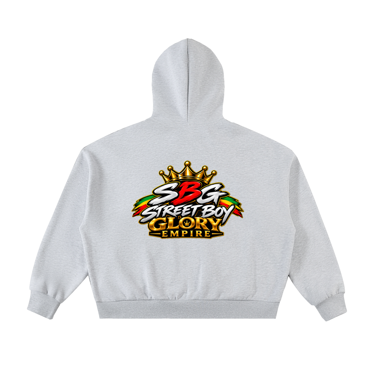 SBG Fleeced Full-Zip Boxy Hoodie